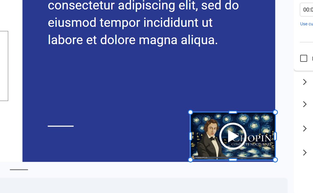 Regola il video