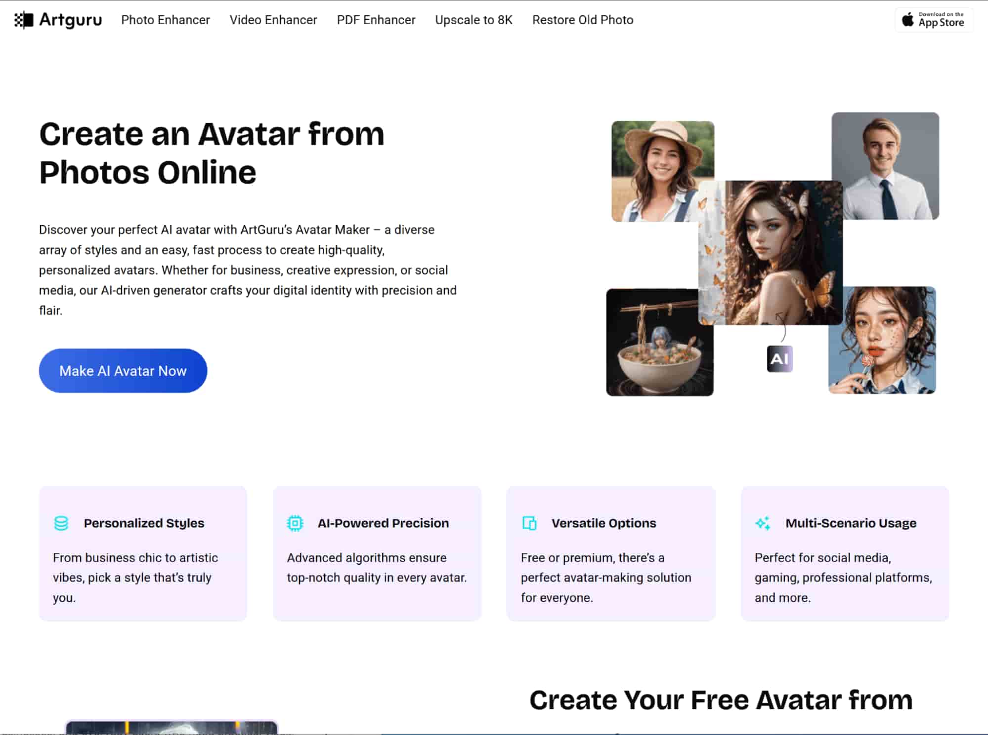 AI-avatarcreatie