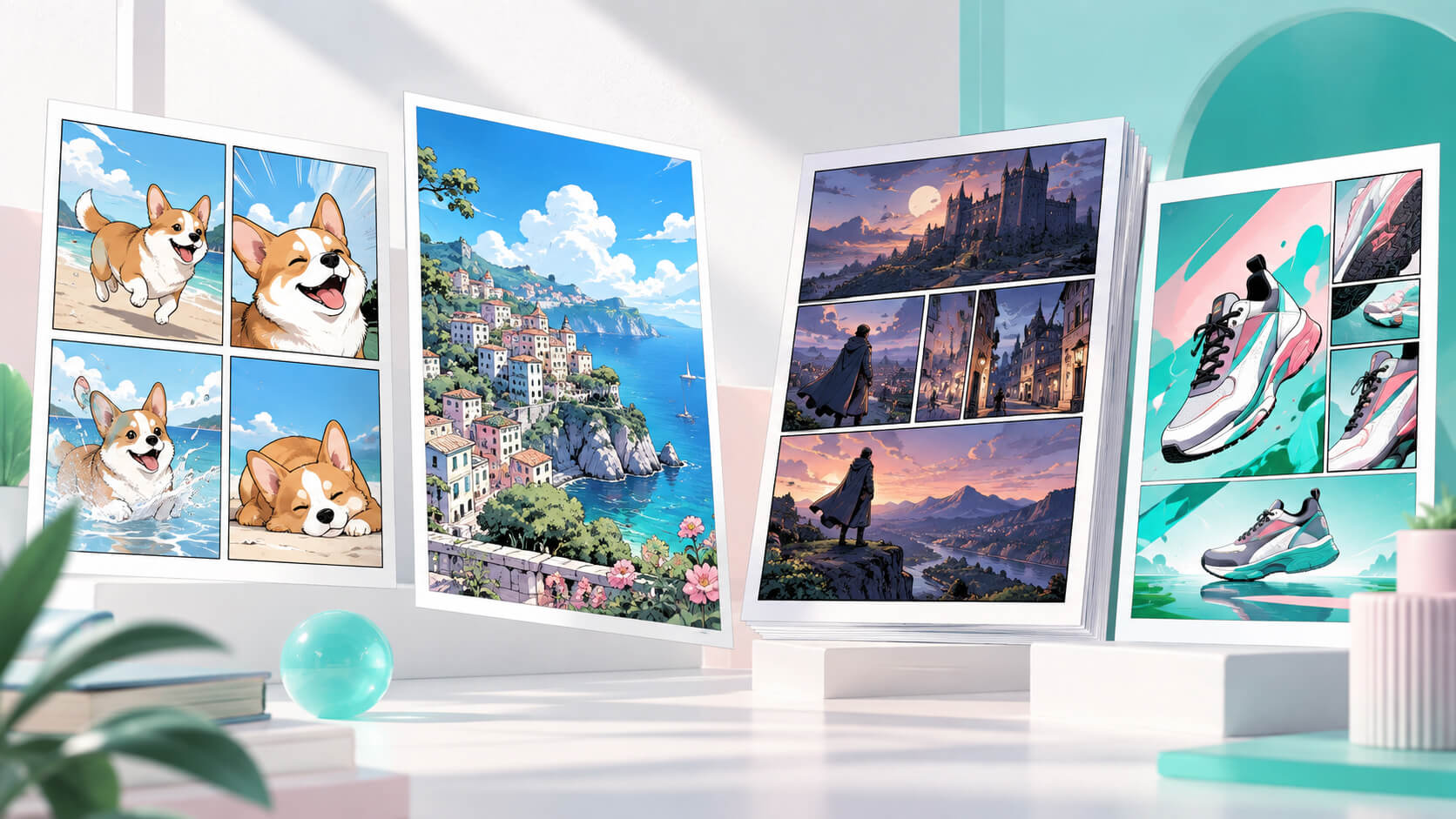 Layout completi per qualsiasi formato