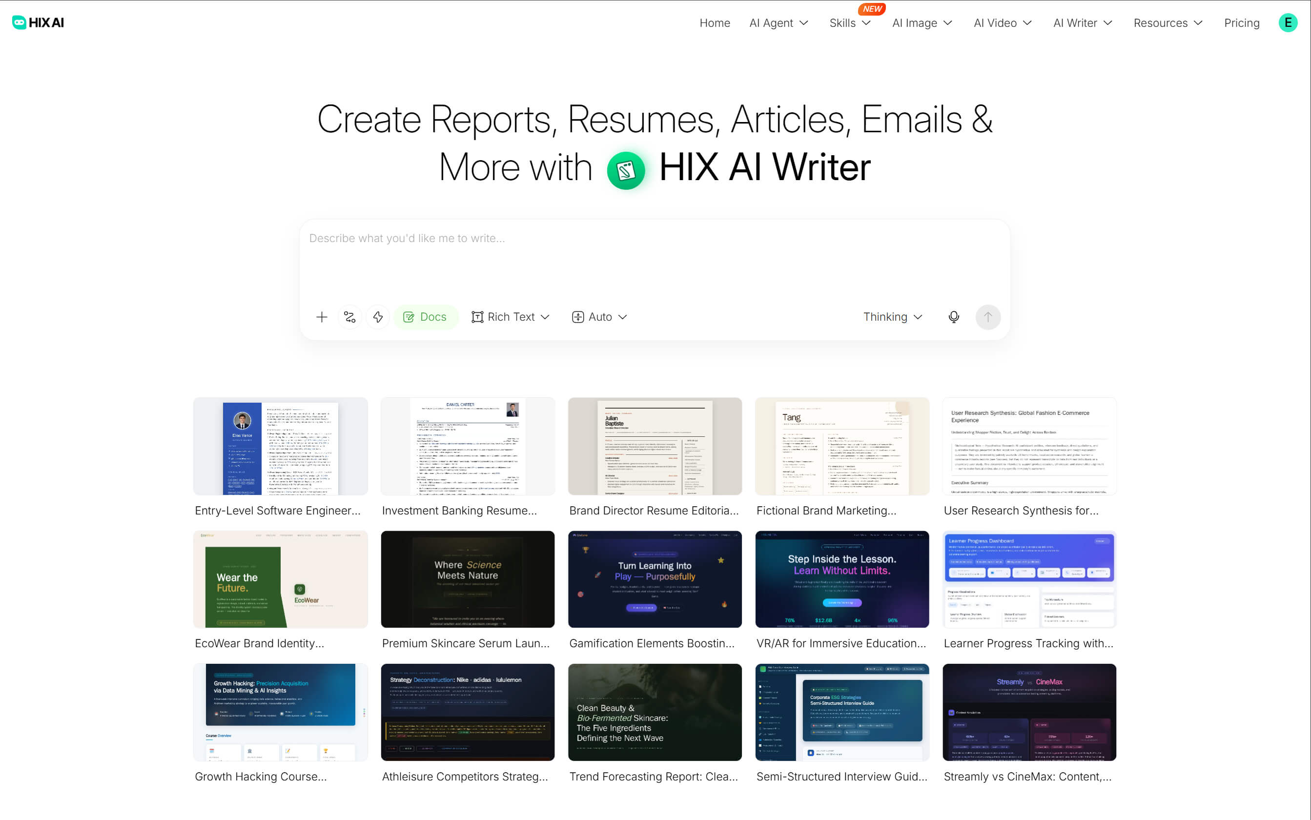 HIX AI Writer