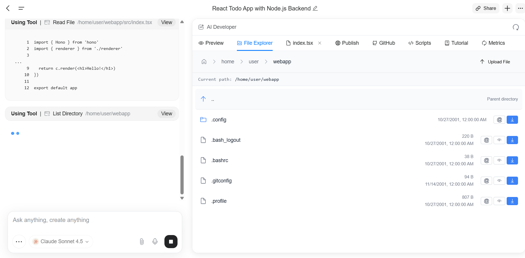 Genspark AI開発者エージェントからの結果